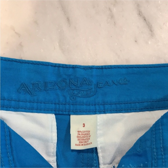 Arizona Short corduroy shorts size 3 in dark aqua blue - Picture 8 of 14